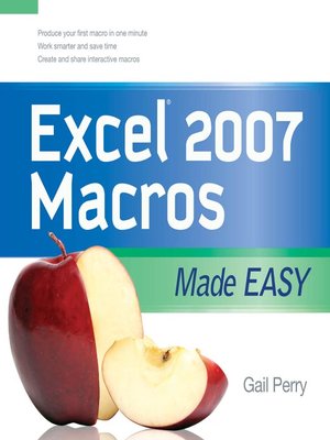 cover image of Excel 2007 Macros Made Easy